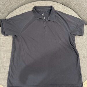 Armani Exchange Dark Gray Polo Shirt